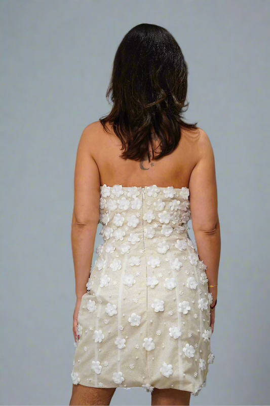 Elegant White Lace Dress